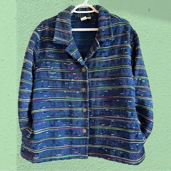 Vintage textured blanket jacket - Picture 5 of 8